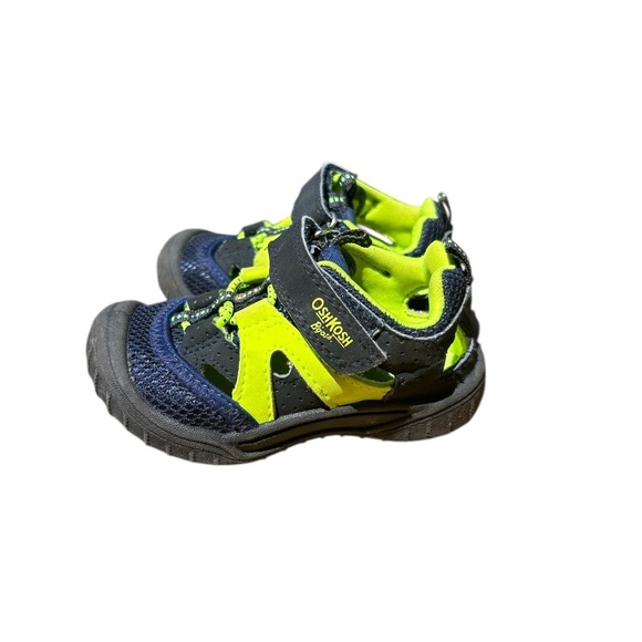 OshKosh B'gosh Water Blue and Green Sporty Sandals - Picture 5 of 7